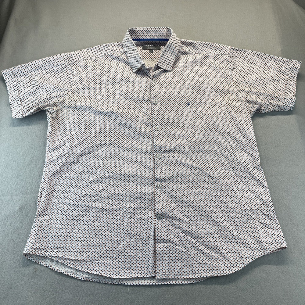 Fernando Pena Shirt Mens XL  Short Sleeve Button Up Casual
